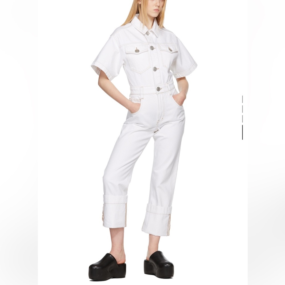FRAME - Women’s White Jumpsuit Sz. Large